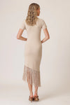 Line And Dot Chrysta Asymmetrical Fringe Dress
