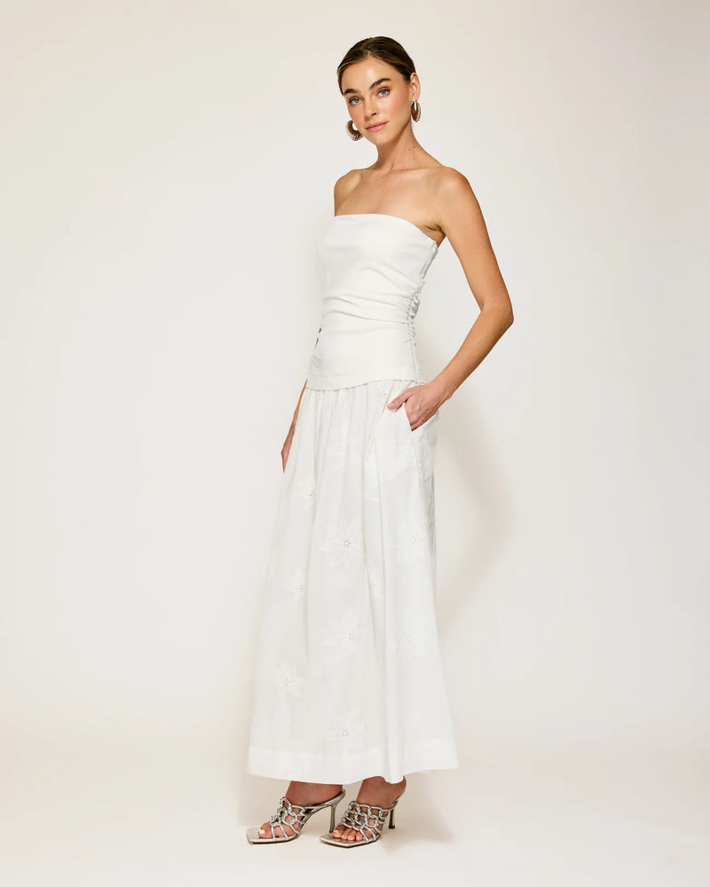 Line And Dot Emberly Mix Media Dress