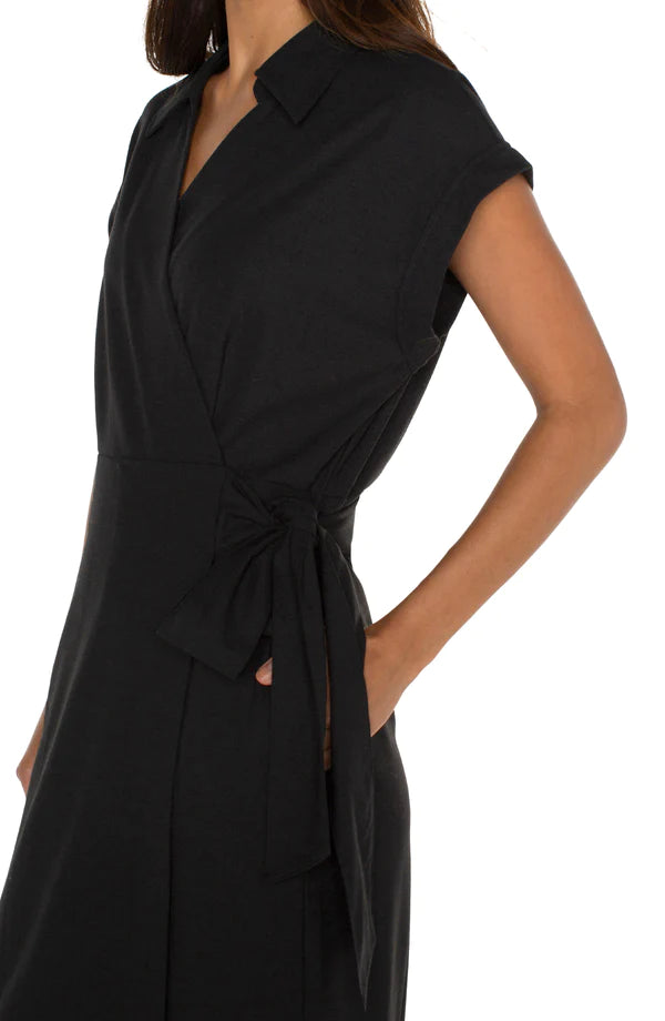 Liverpool Collared Wrap Dress