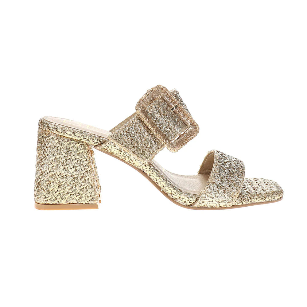 Beach by Matisse Lucy Metallic Block Heel Sandals