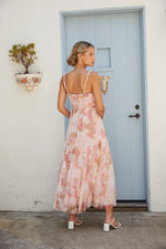Lucy Paris Rosina Pleated Flower Dress
