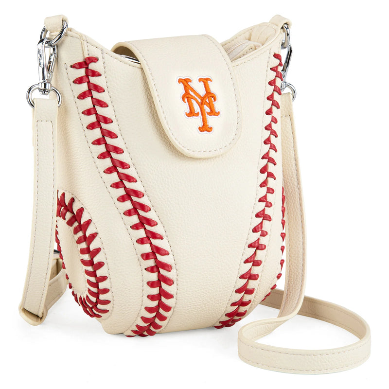 MLB New York Teams Baseball Stitch Crossbody