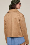 Luxe Suede Collared Jacket