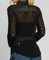 Fitted Lace Shirt w/ Lace Detail