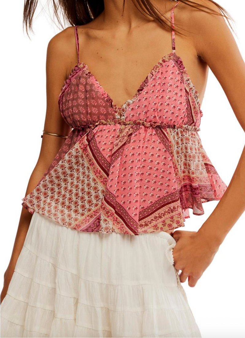Free People Alix Printed Tank