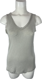 Sequin V-neck Tank Top