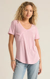 Abby Flutter Tee Shirt - Mauve