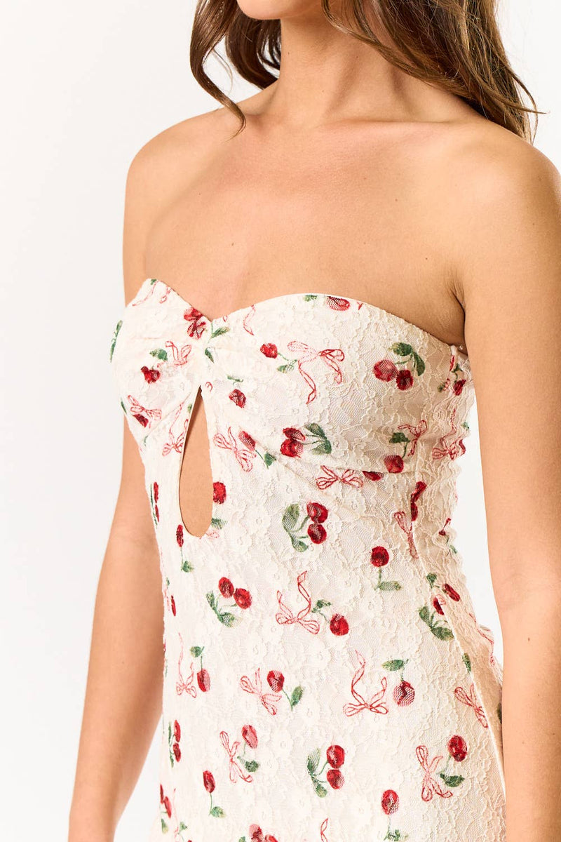 Mesh Mini Cut Out Dress