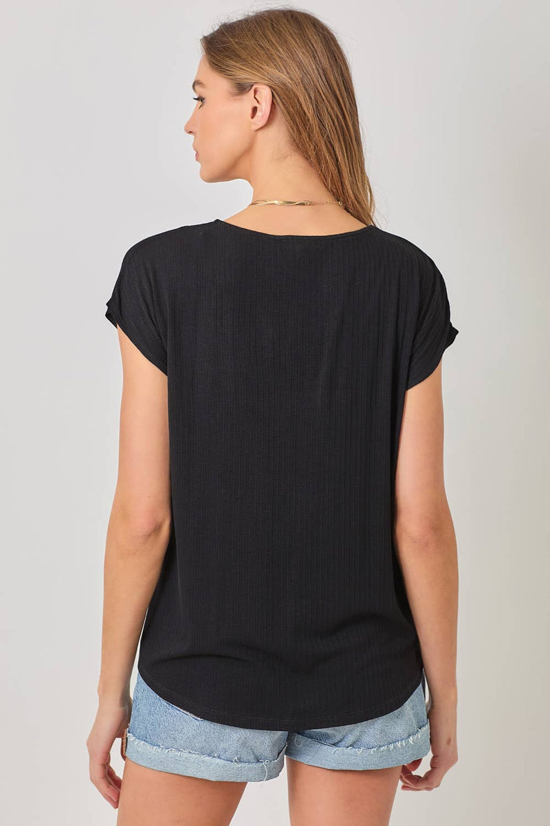 Surplice Neck Top