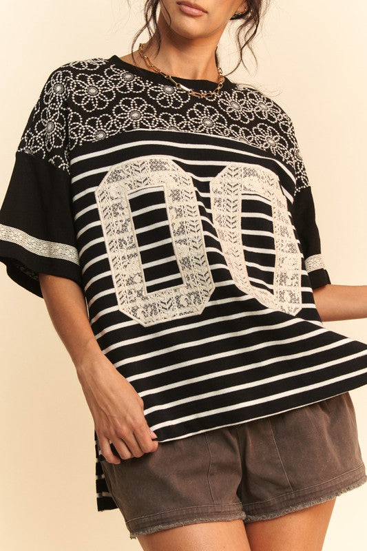 Lace Embroidered Detail 00 Top