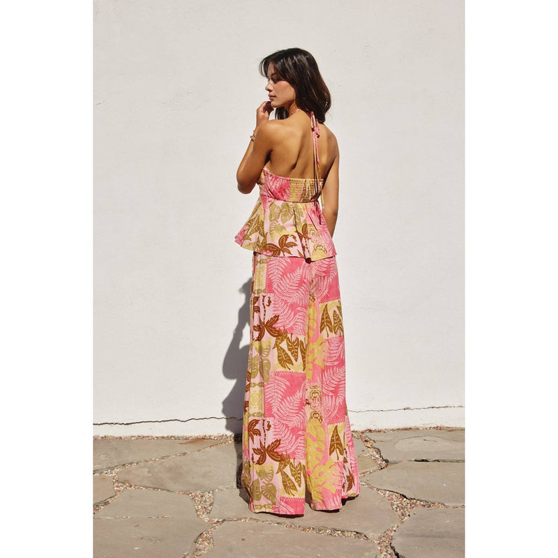 Moon Magic Halter Flared Top