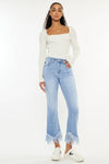 Kan Can High Rise Crop Bootcut Denim