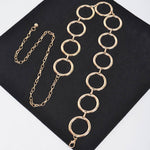 Multi-Round Chain Belt: Gold