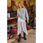 Playing Hard Ruffled Lace Skirt