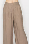 Pintuck Pleated Wide Leg Pants