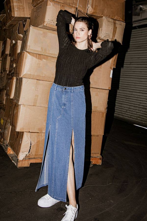 Lightweight Sweater Knit Top