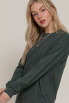 Long Sleeve Round Neck Cotton Tee
