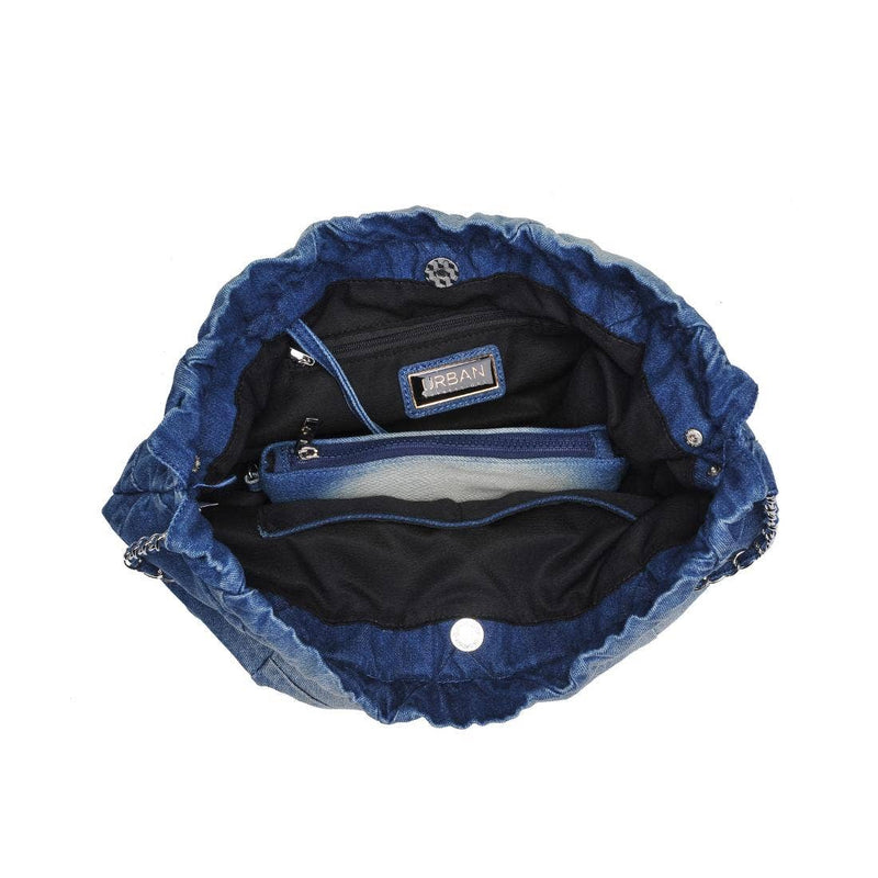 Maisie Quilted Denim Hobo