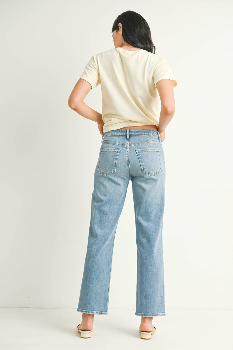 Just Black Denim Stretchy Straight