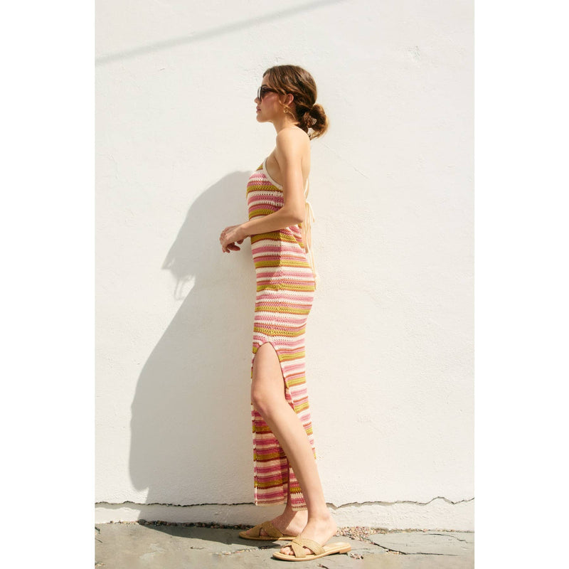 Sun Child Bodycon Maxi Knit Dress