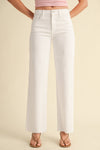Just Black Denim Slim Palazzo w/ Scissor Cut
