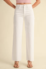 Just Black Denim Slim Palazzo w/ Scissor Cut