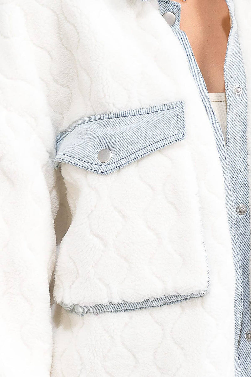 Sherpa Denim Contrast Jacket