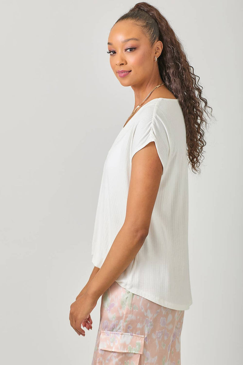 Surplice Neck Top