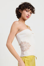 Ribbed Asymmetrical Hem Tube Top