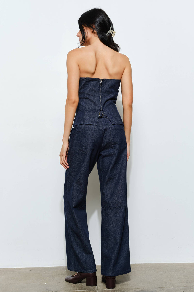 Rocky Dark Denim Top