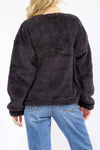 Zip Up Pullover Sherpa Sweater