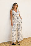 Sail Away with Me Sash Belt Jumpsuit