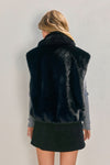 Wind Whispers Fur Collared Vest