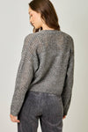 Metallic Sweater Cardigan