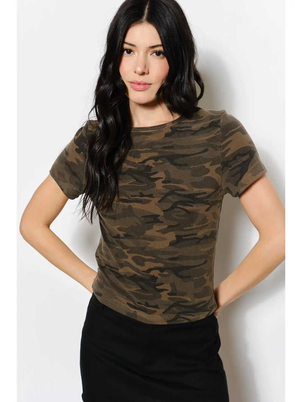 Onyx Camo Baby Tee