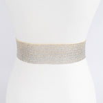 Double Metal Buckle Elastic Belt