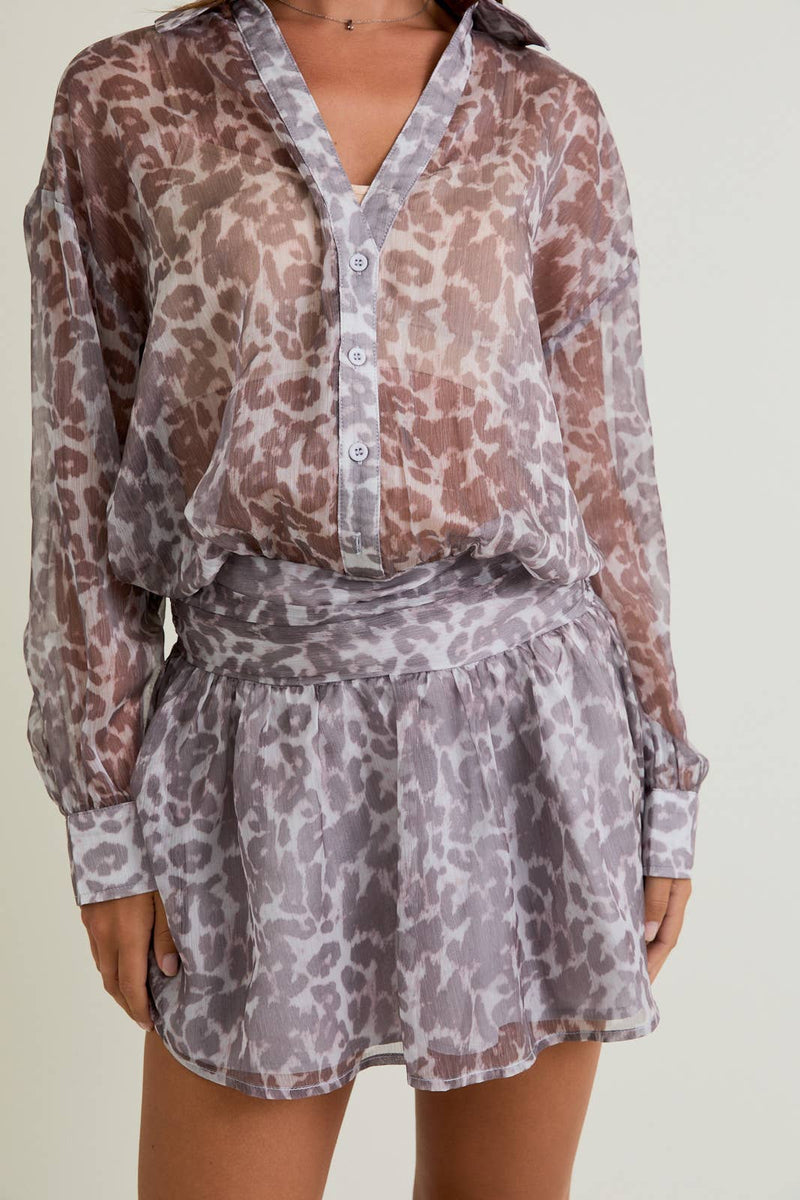 Low Waist Shirt Dress