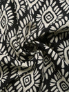 Women's Bohemian Print Smocked Strapless Jumpsuit