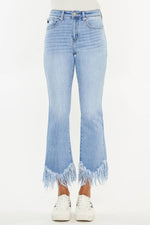 Kan Can High Rise Crop Bootcut Denim