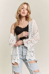Long Sleeve Crochet Cardigan