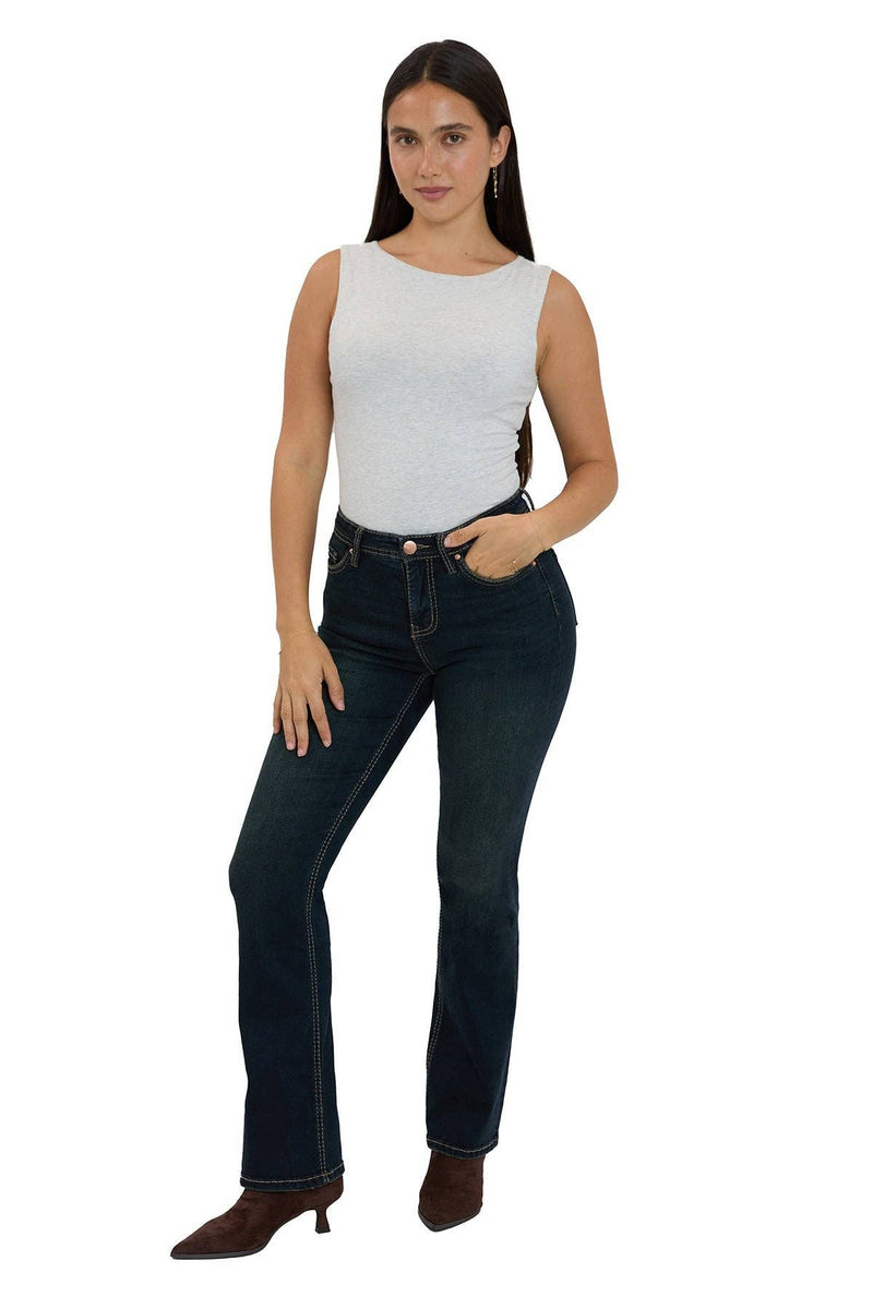 Mia High Rise Western Bootcut Jeans