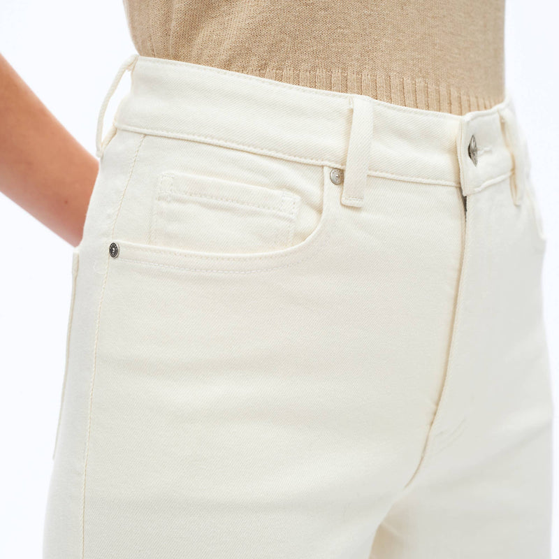 Bayeas High Rise Wide Leg Twill Pants