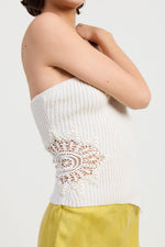 Ribbed Asymmetrical Hem Tube Top