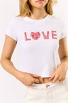 Gingham Love Graphic Baby Tee