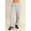 Star Patch Casual Drawstring Jogger Pants
