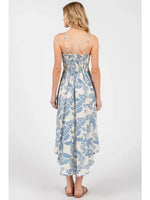 Chest Ruched Round Hemming Midi Dress