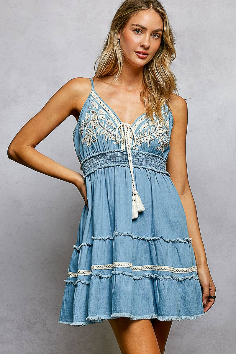 sachin and babi light blue dress A-line Satin Modest Wedding Dress with Long Sleeves – loveangeldress