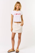 Gingham Love Graphic Baby Tee