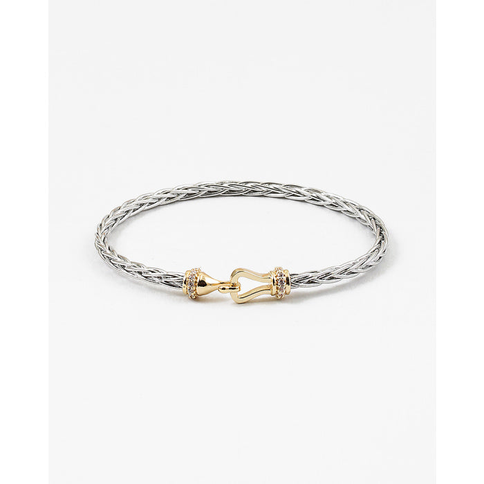 Designer Inspired Twist Bangle Bracelet