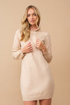 Soft Knit Hooded Sweater Dress